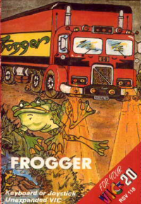 Frogger Vic-20 US box art
